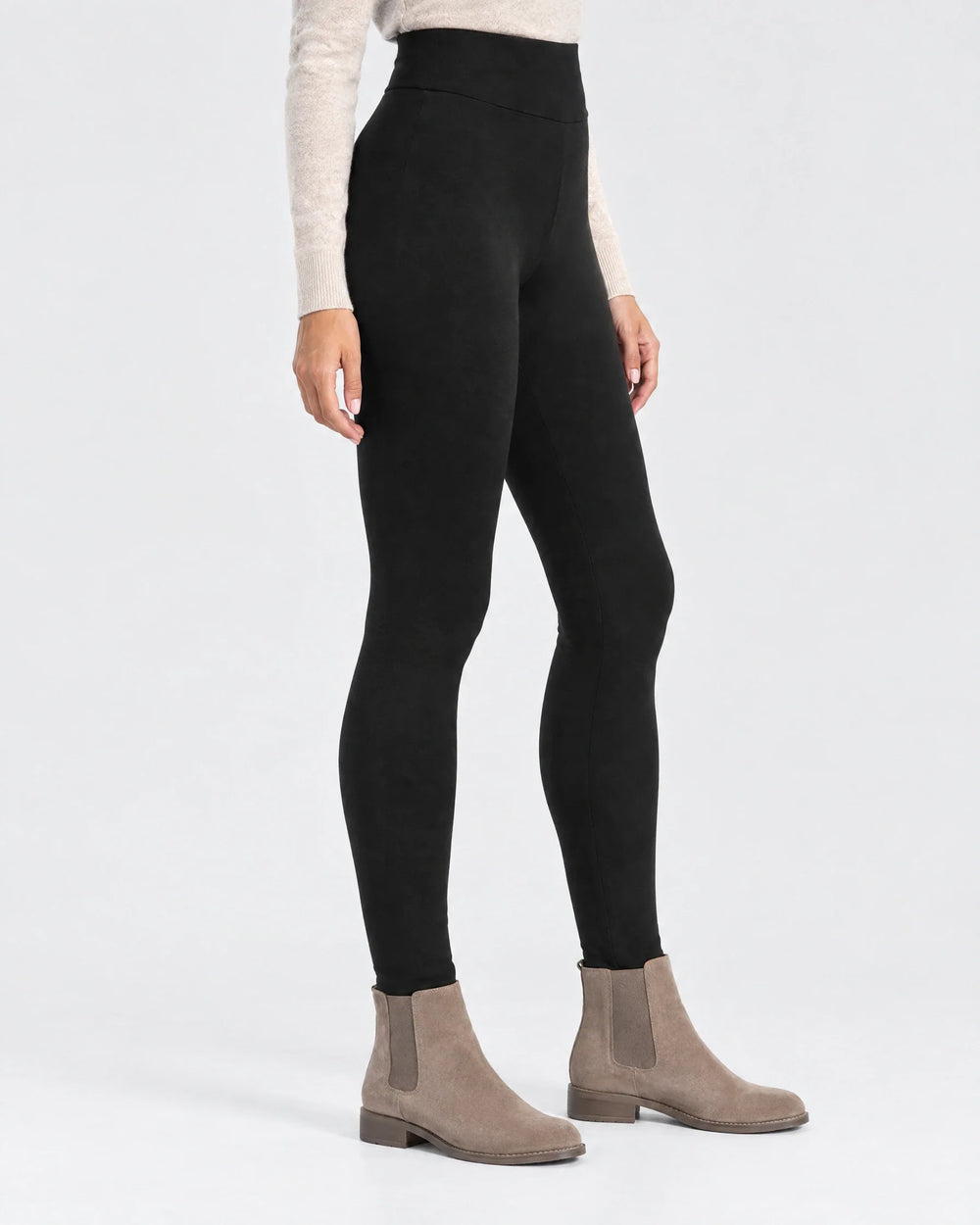 Sherpa-Lined High-Waist Sculpting Leggings