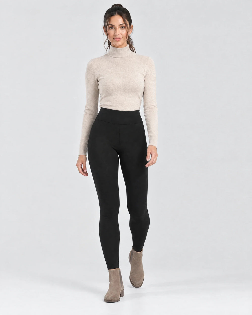Sherpa-Lined High-Waist Sculpting Leggings