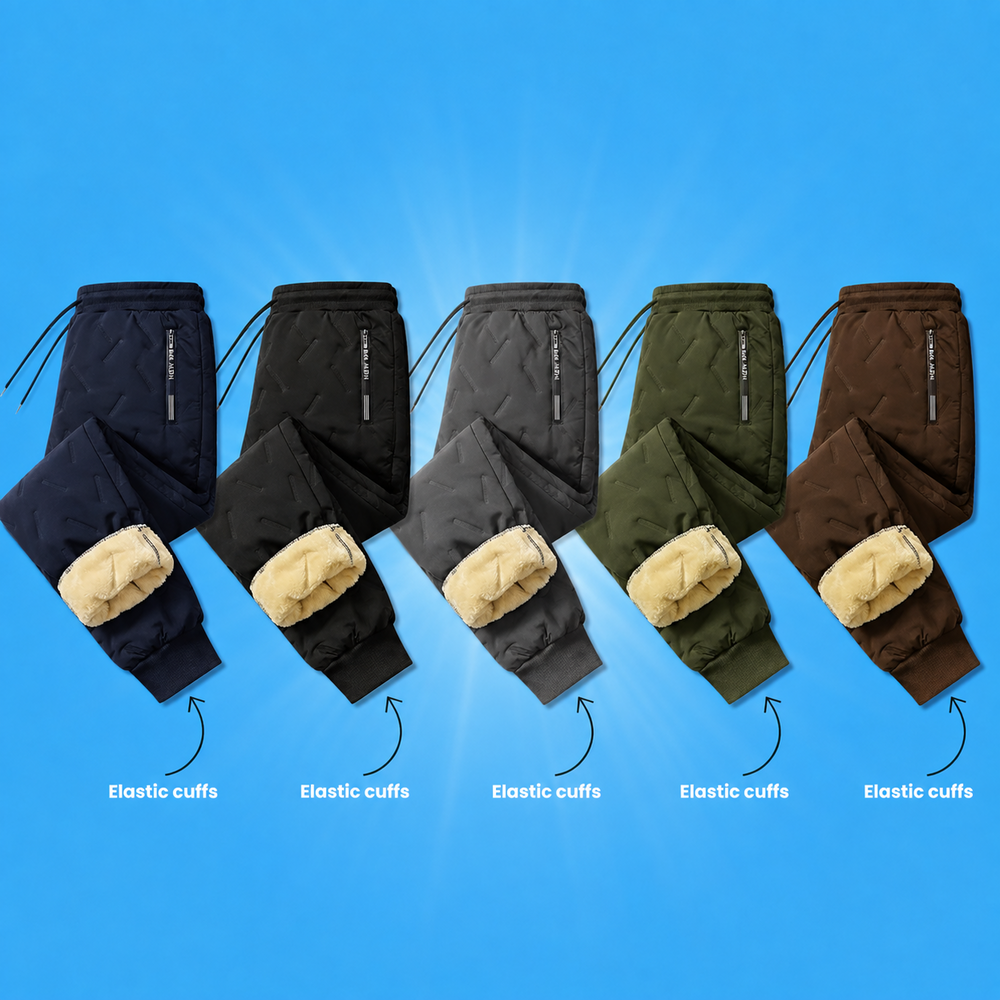 Sherpa-Lined Water-Resistant Thermal Pants