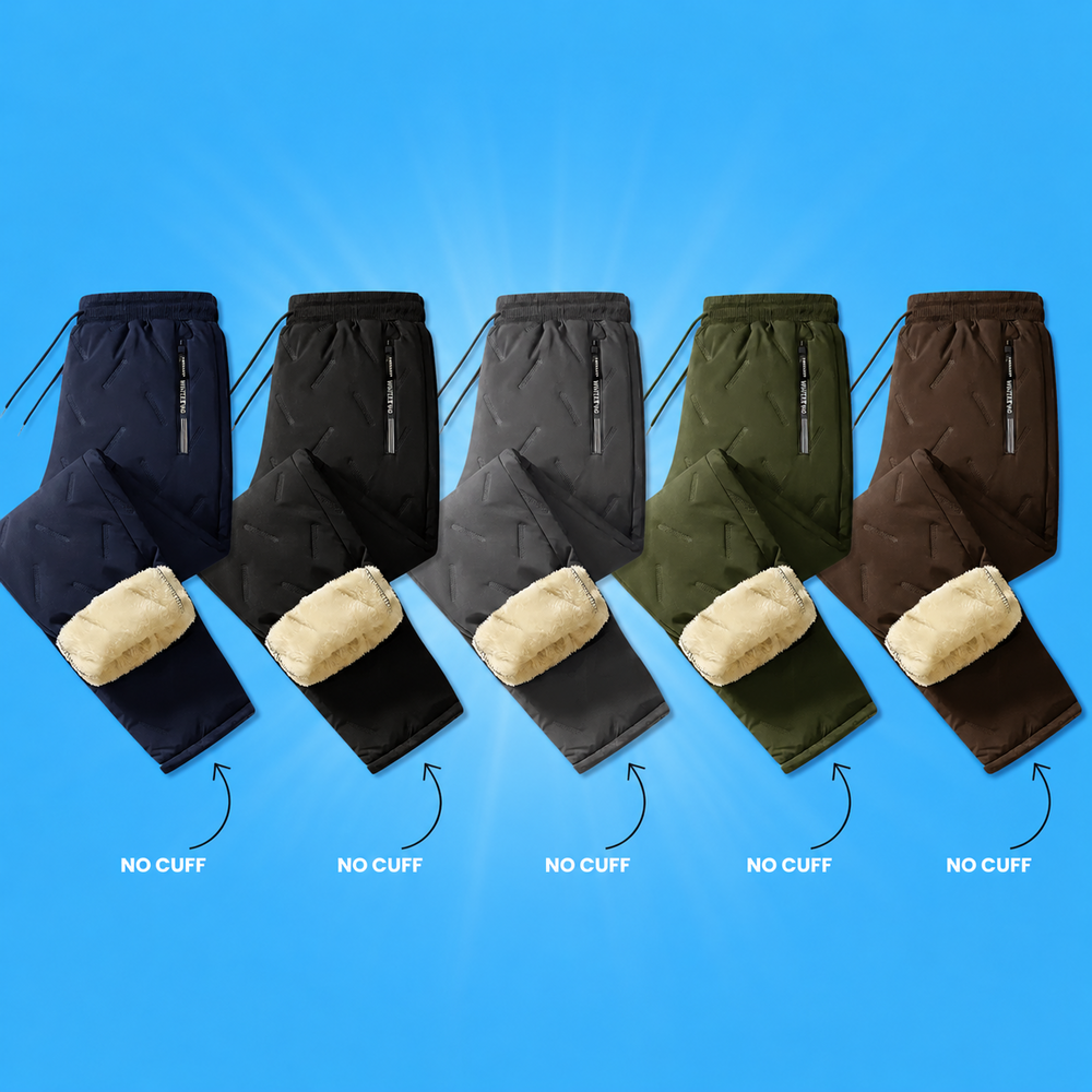 Sherpa-Lined Water-Resistant Thermal Pants