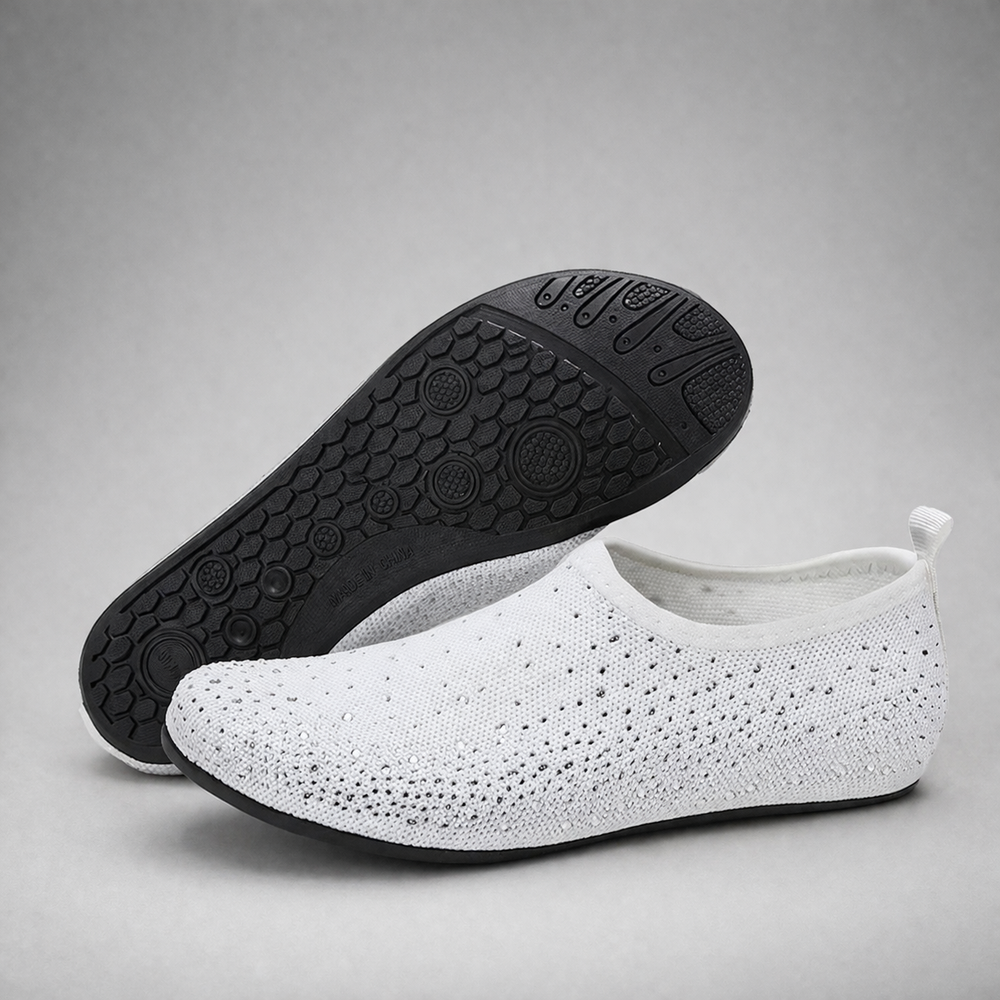 Sparkle Knit Slip-On Shoes