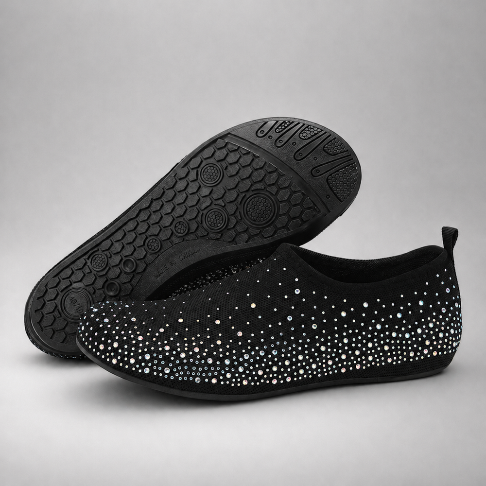 Sparkle Knit Slip-On Shoes