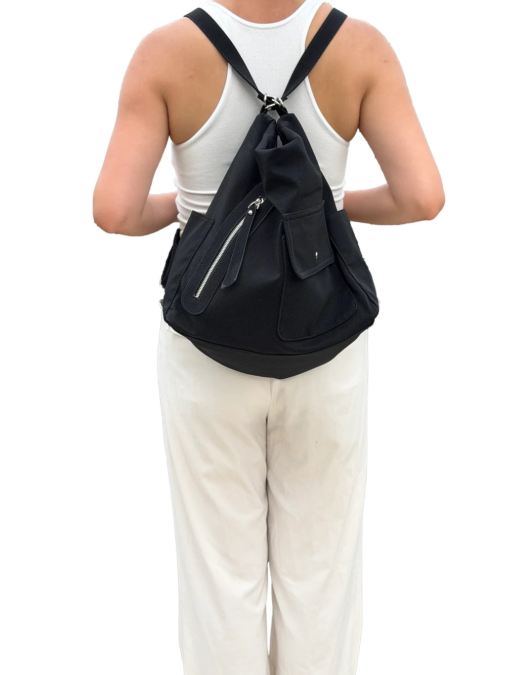 Three-Way Convertible Utility Shoulder Bag