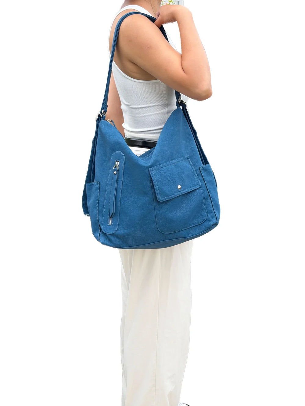 Three-Way Convertible Utility Shoulder Bag