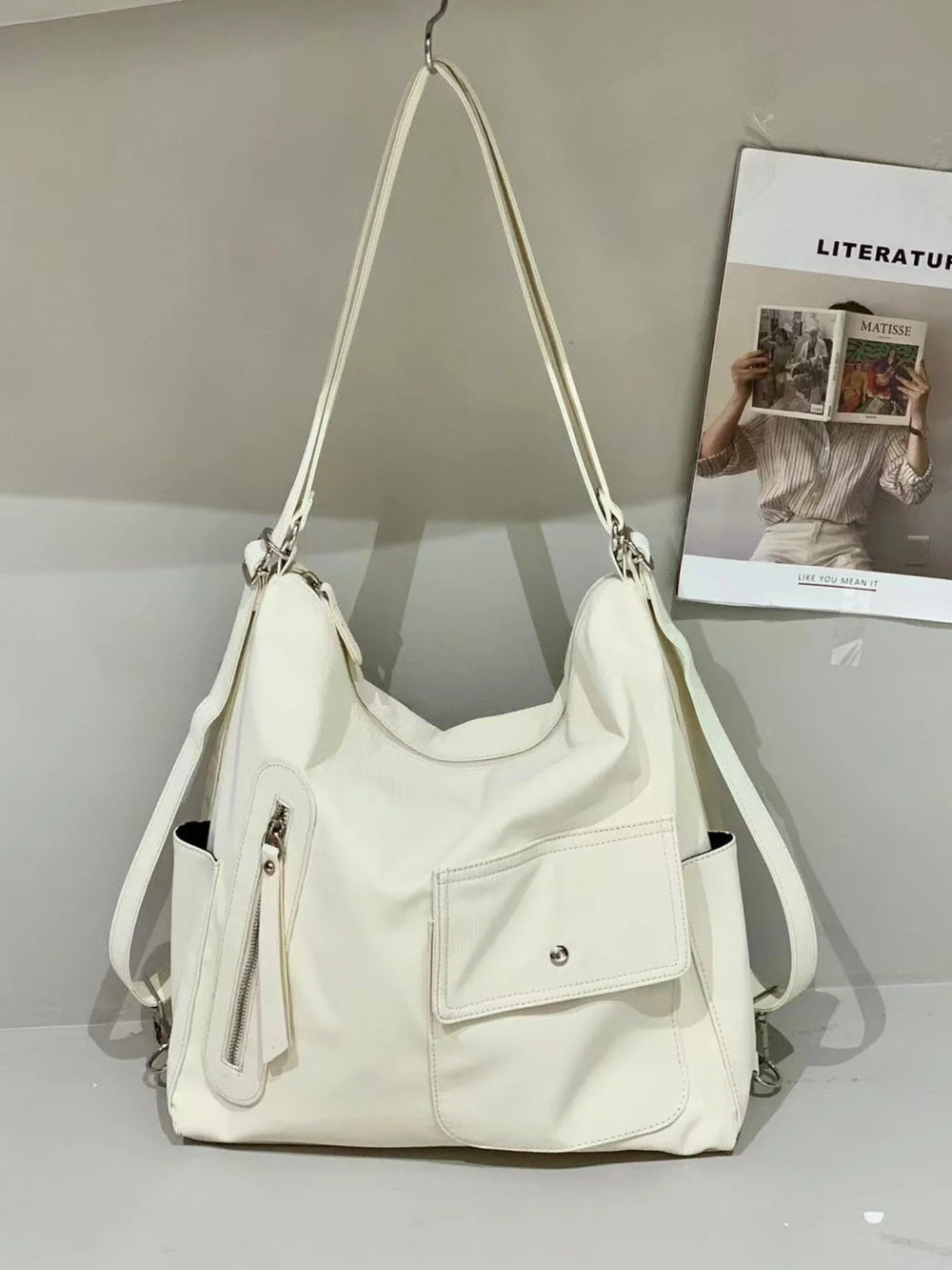 Three-Way Convertible Utility Shoulder Bag