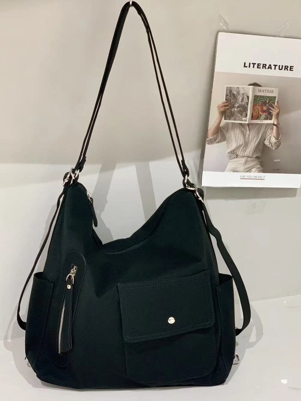 Three-Way Convertible Utility Shoulder Bag