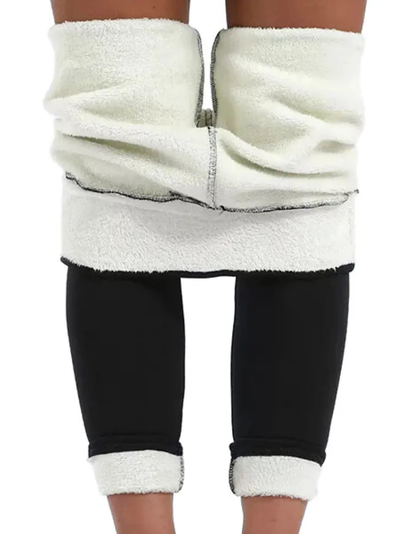 Sherpa-Lined High-Waist Sculpting Leggings