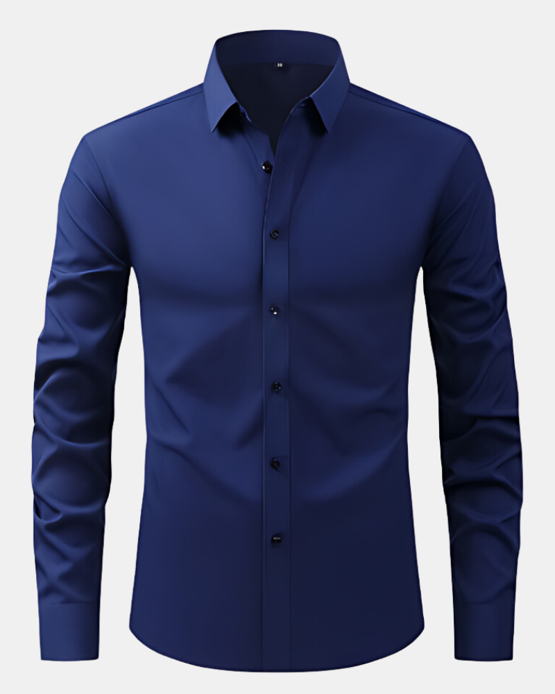 Men's Wrinkle-Resistant Stretch Dress Shirt