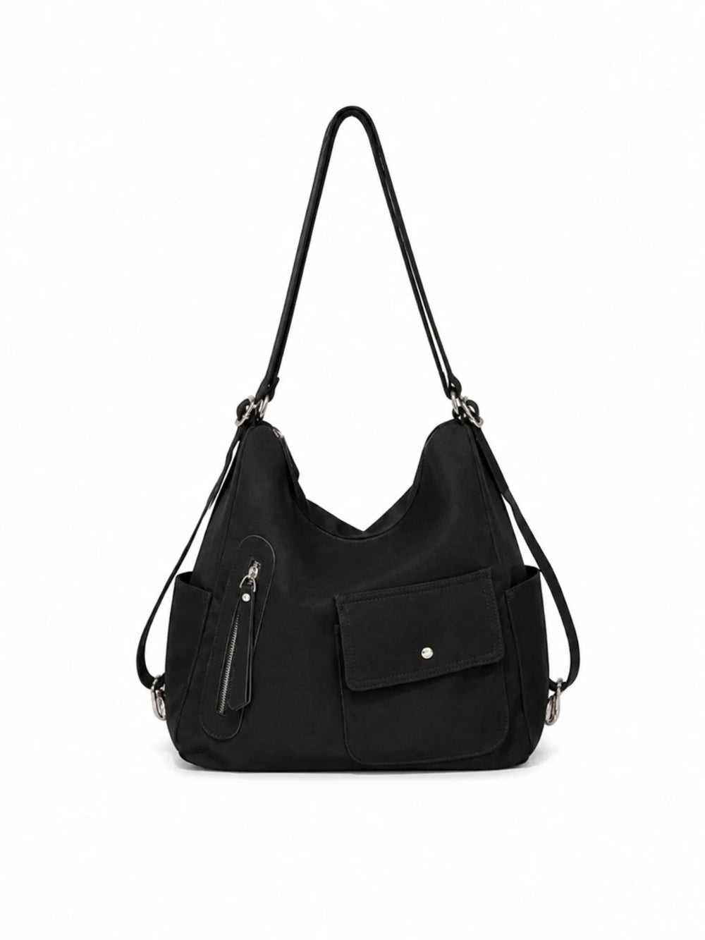 Three-Way Convertible Utility Shoulder Bag