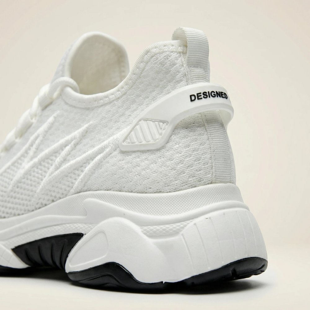 Height-Boosting Knit Sneakers