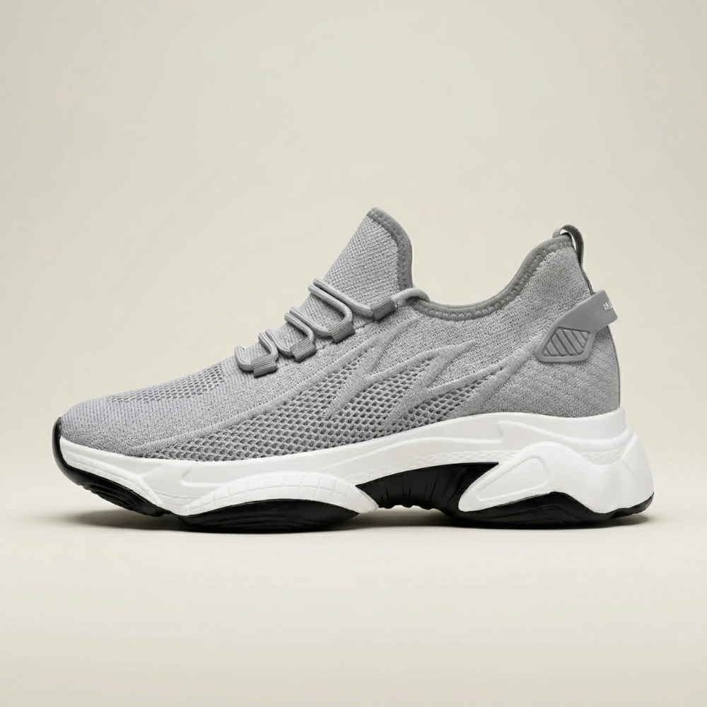 Height-Boosting Knit Sneakers