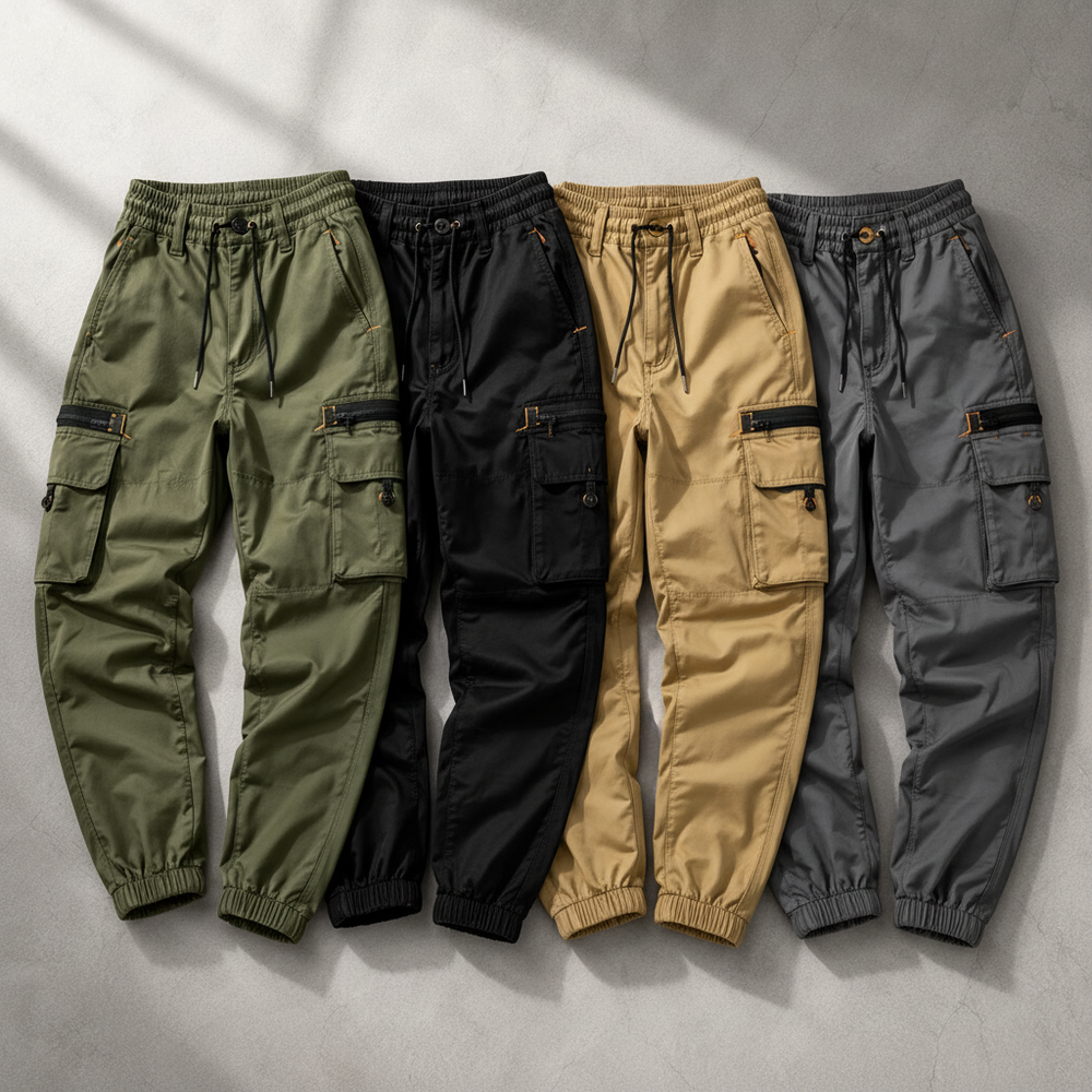 Men's Stretch Terry Cargo Pants
