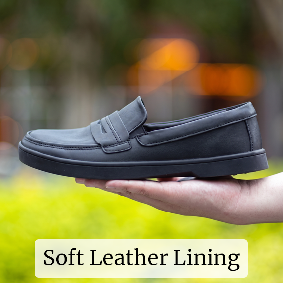 Men's Wide Toe-Box Flexible Penny Loafers