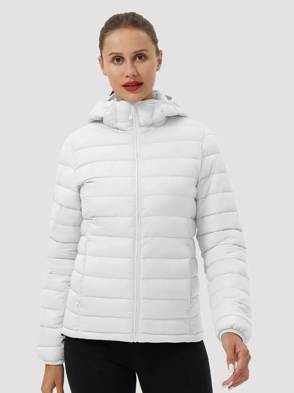 Lightweight Packable Hooded Puffer Jacket
