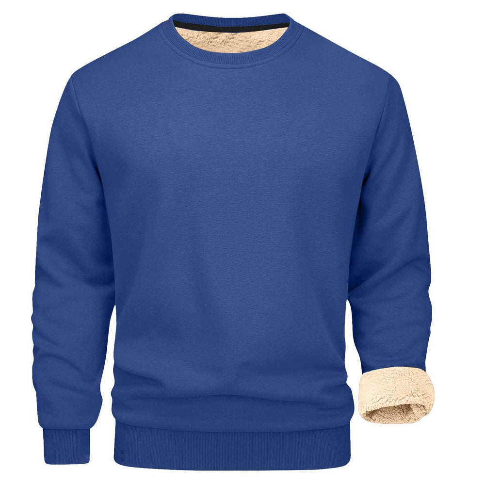 Men's Sherpa-Lined Crewneck Sweatshirt