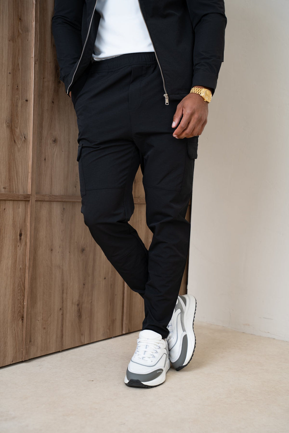 Men's Slim Zip-Up Cargo Jacket