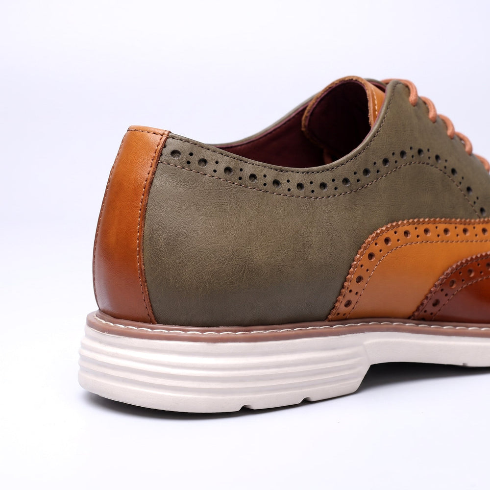 Men's Two-Tone Wingtip Oxfords