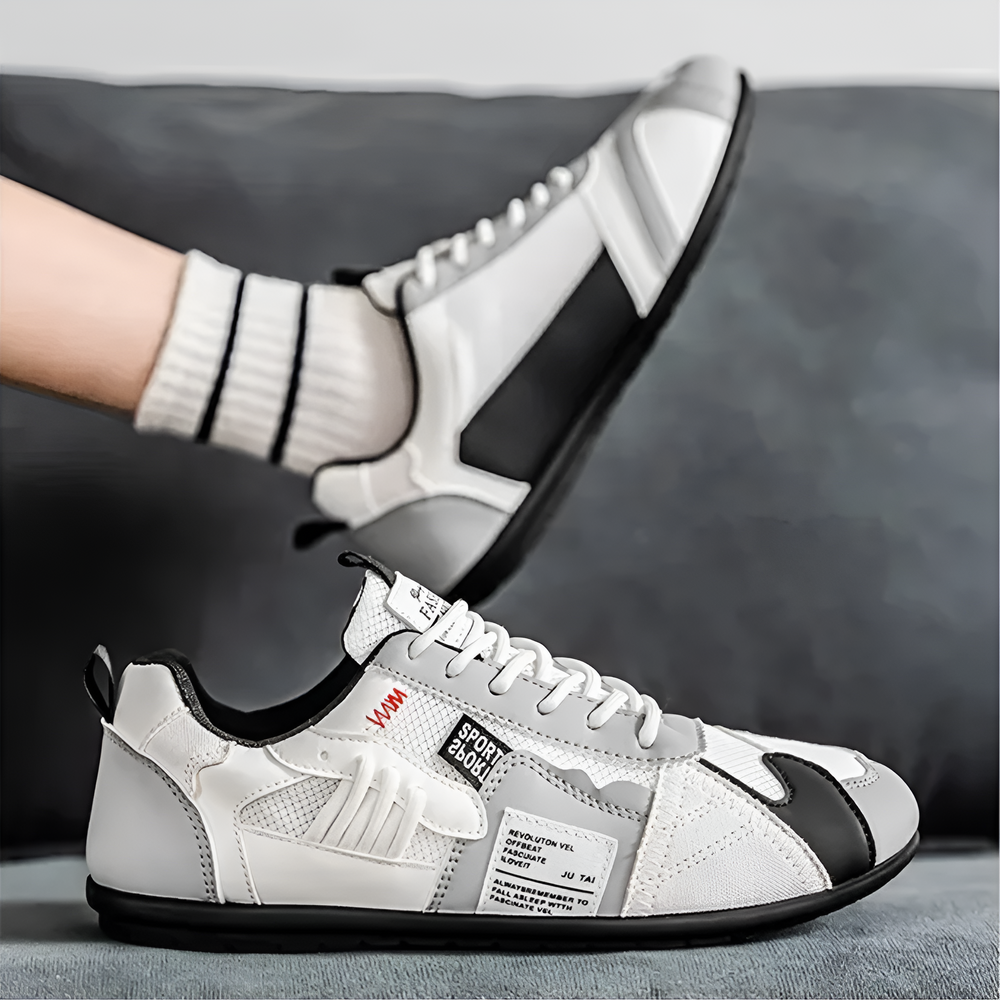 Men's Patchwork Retro Runner Sneakers