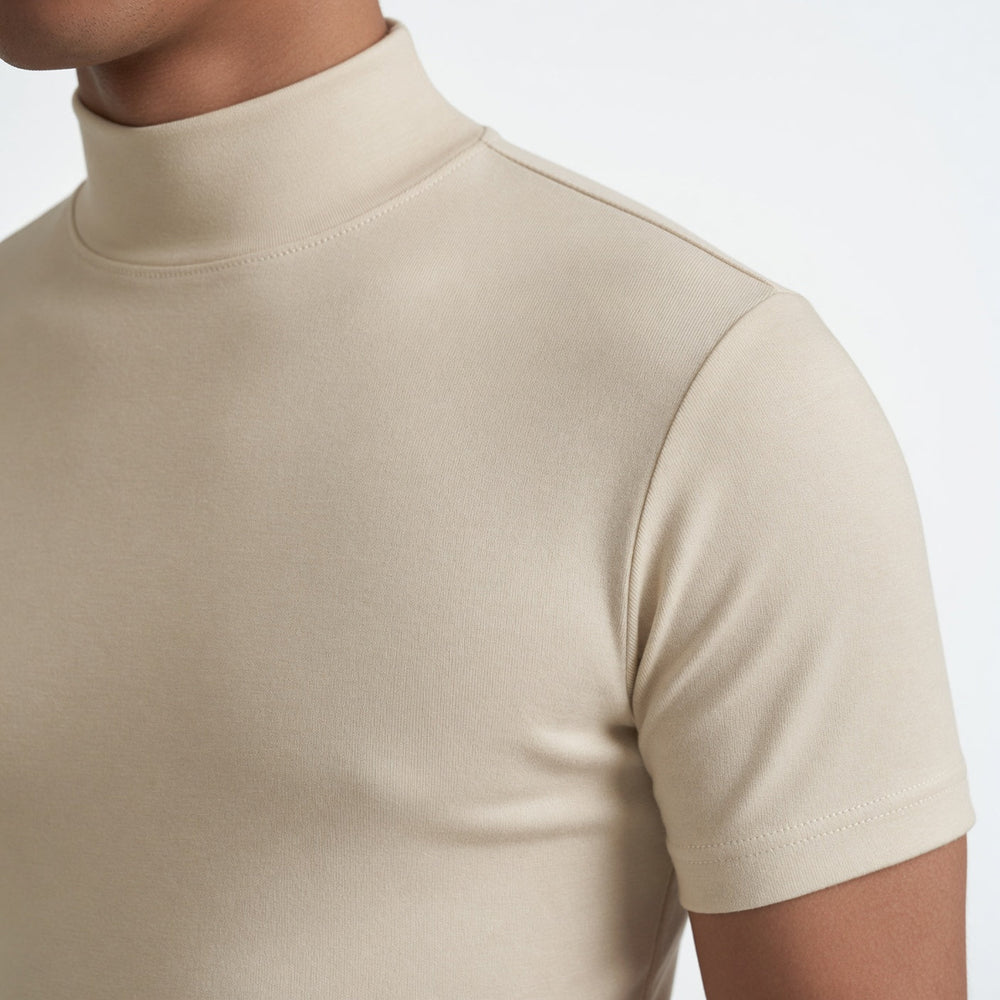 Men's Mock Neck T-Shirt