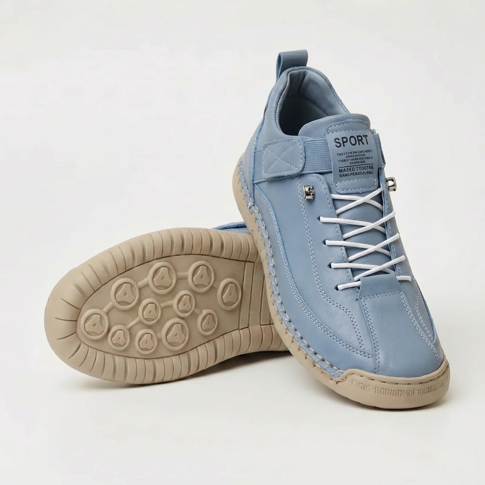 Cushioned Lace-Up Everyday Walking Sneakers