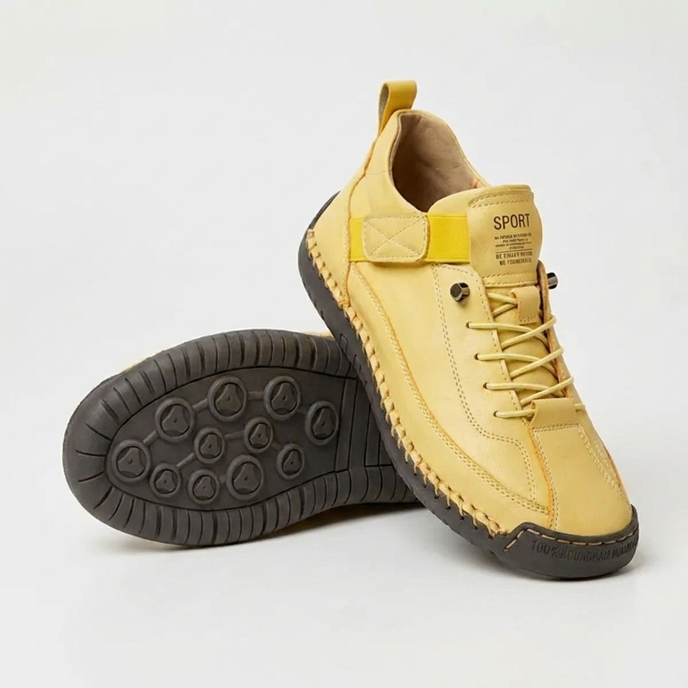 Cushioned Lace-Up Everyday Walking Sneakers