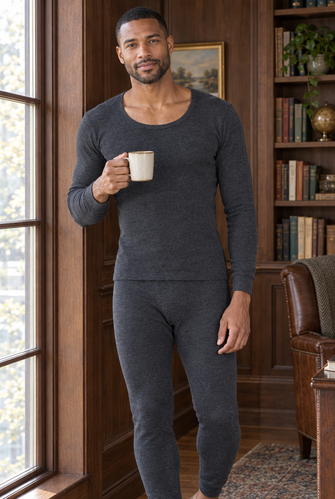 Ensemble thermique doublé polaire — Anthracite — en situation