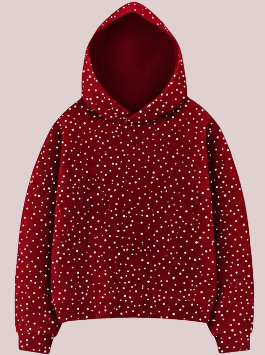 Glitter Rhinestone Hoodie