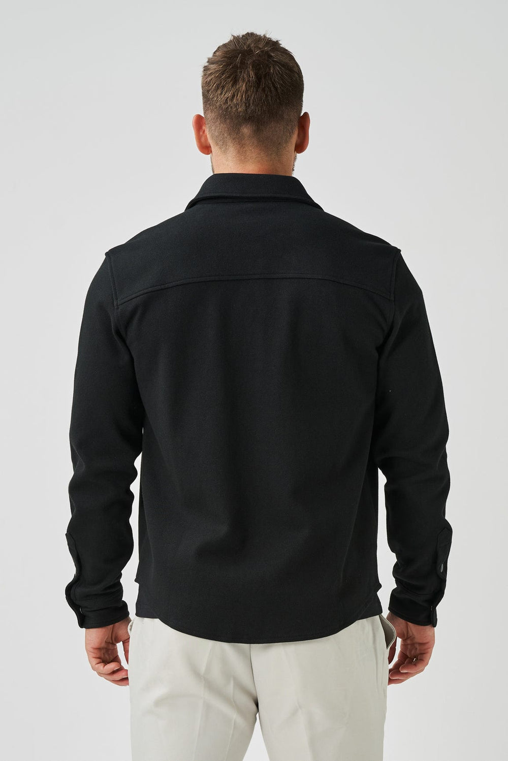 Men's Brushed Twill Button Overshirt