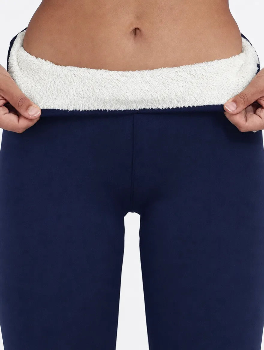 Sherpa-Lined High-Waist Sculpting Leggings
