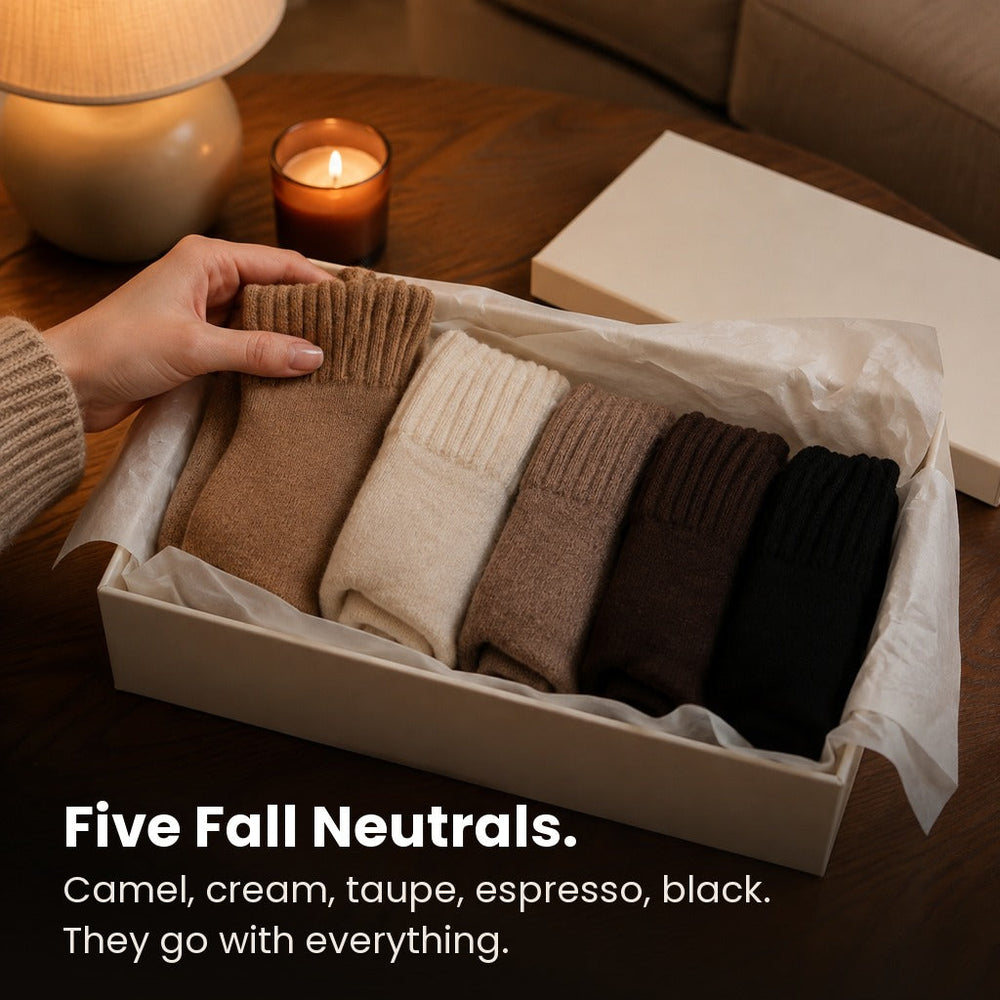 Cozy Terry Slouch Boot Socks (5 Pairs)