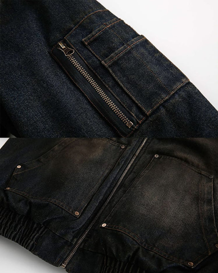 Sleeve zip pocket