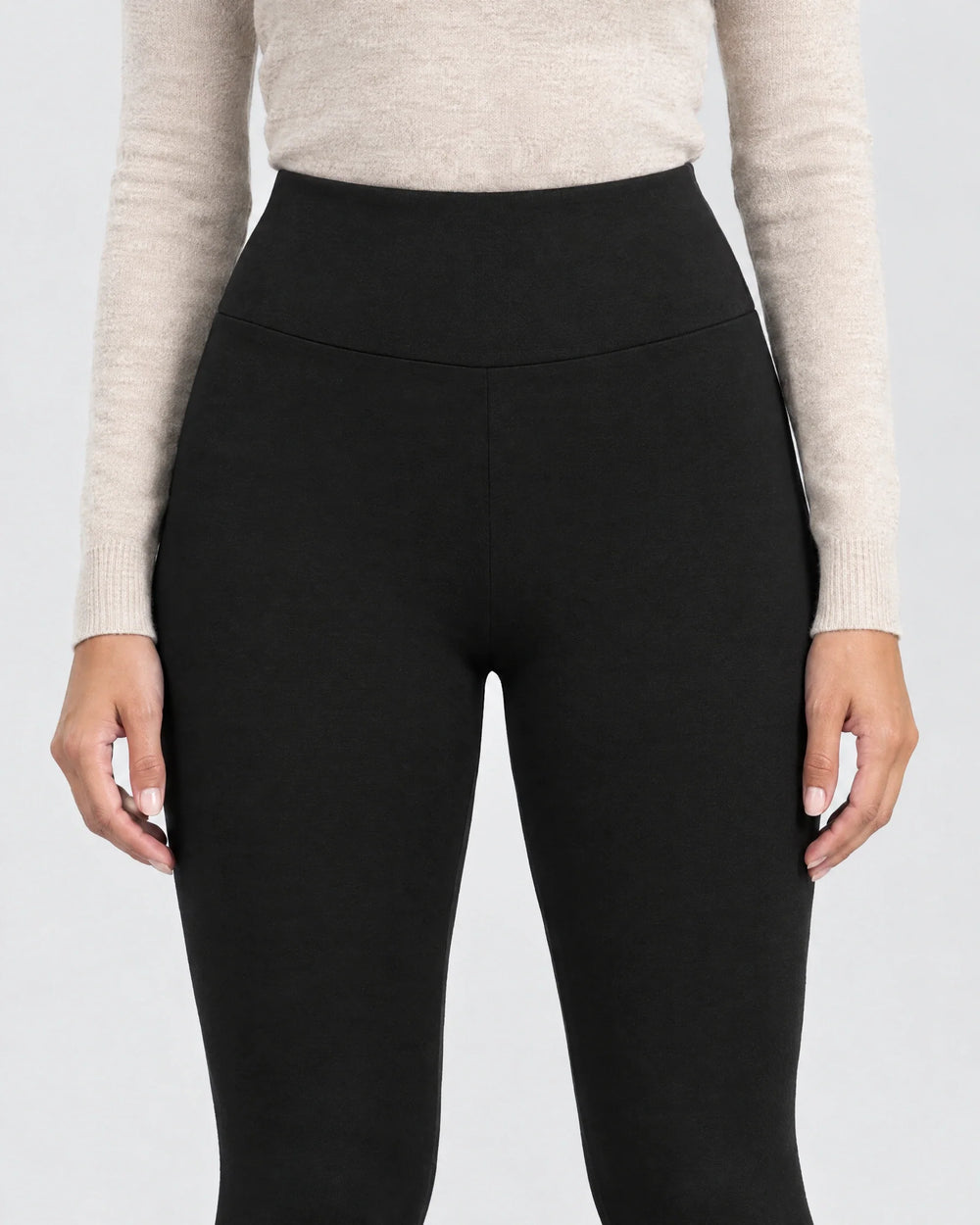 Sherpa-Lined High-Waist Sculpting Leggings