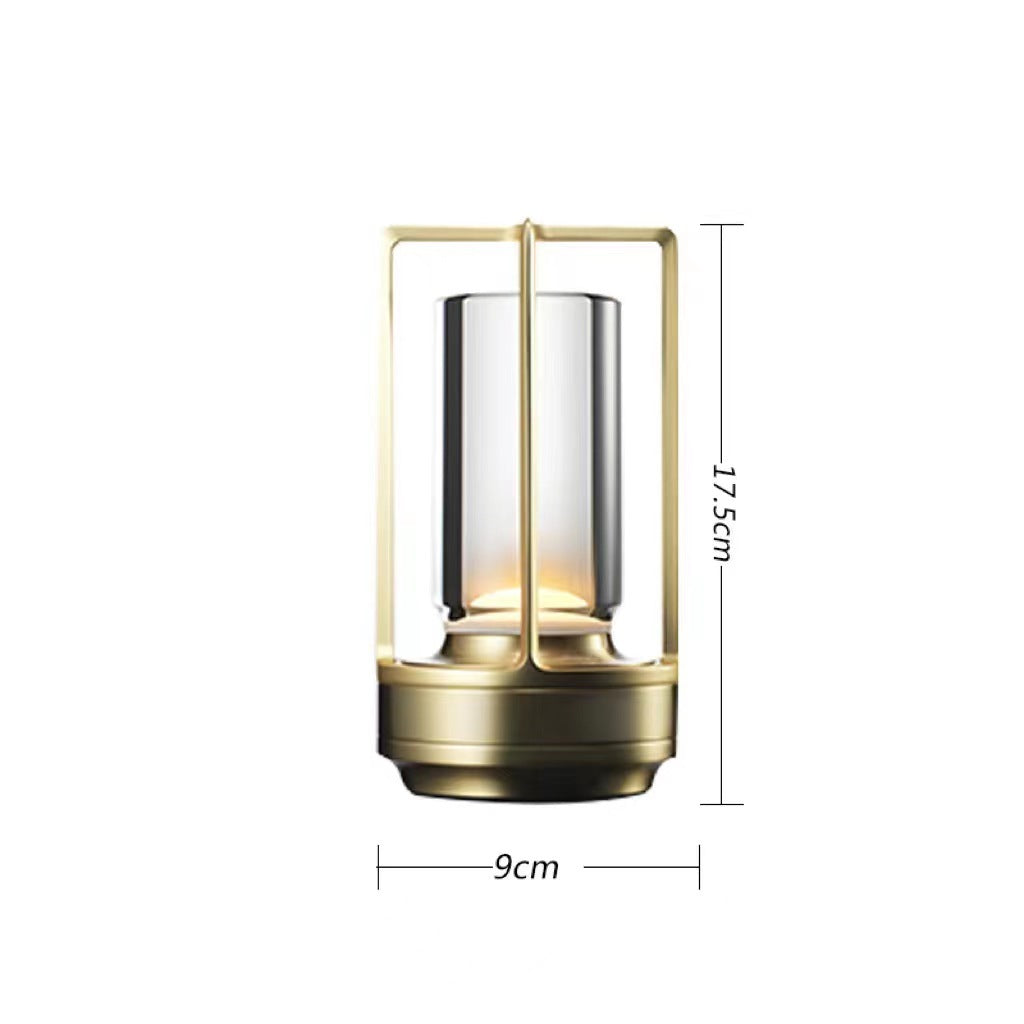 Cordless Crystal Lantern Lamp