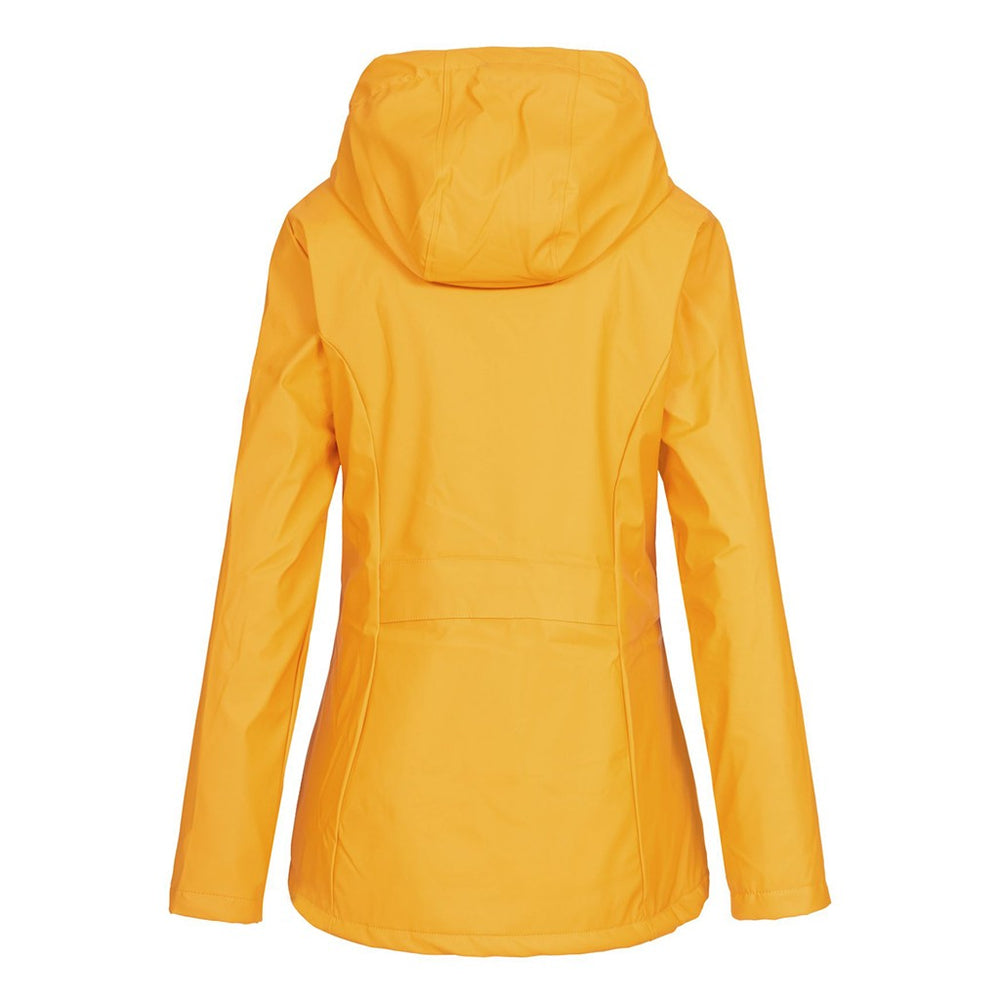 Sherpa-Lined Hooded Rain Jacket