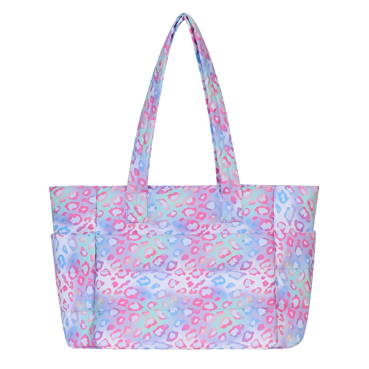 Quilted Puffer Laptop Tote Bag