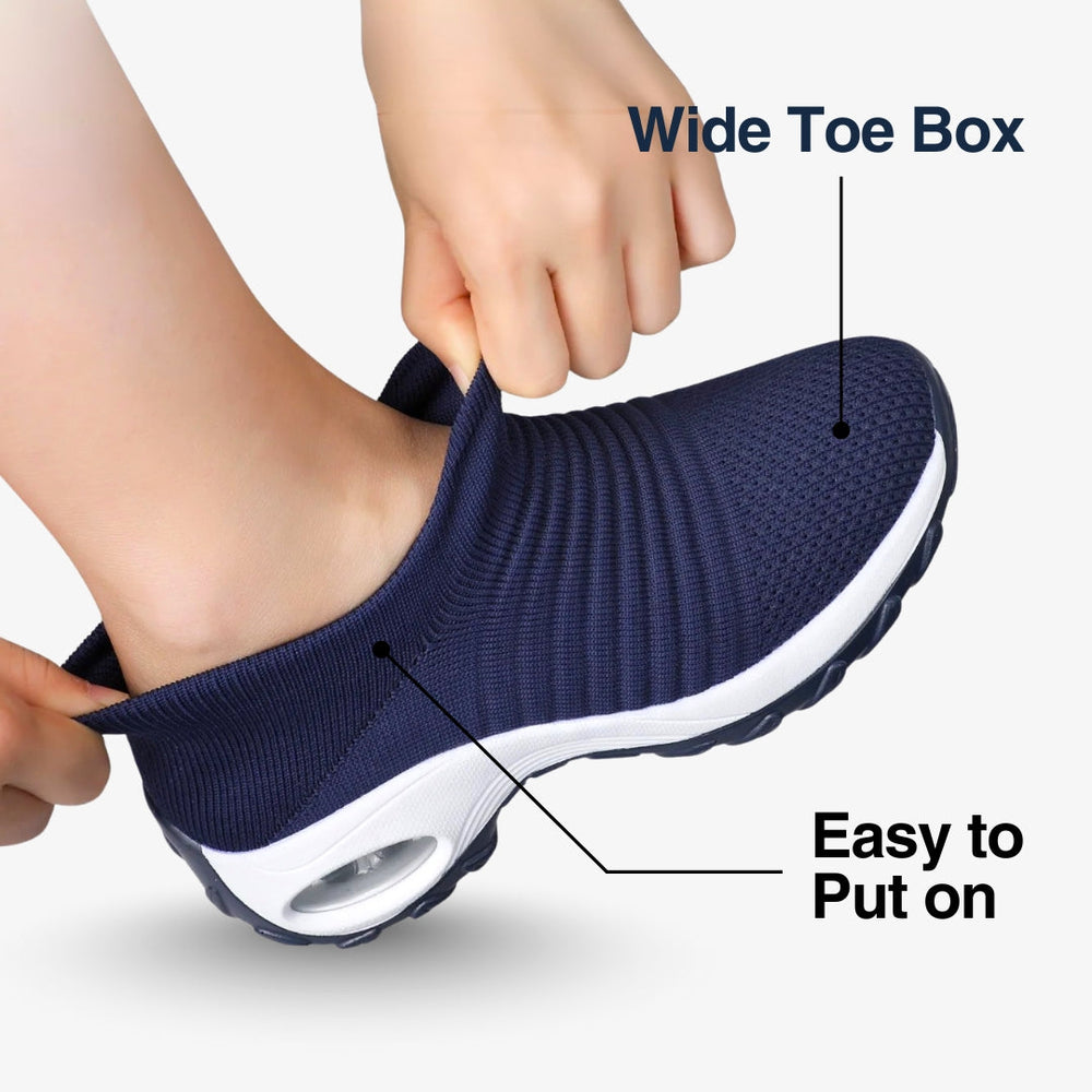 Men's Slip-On Knit Air Cushion Walking Shoes