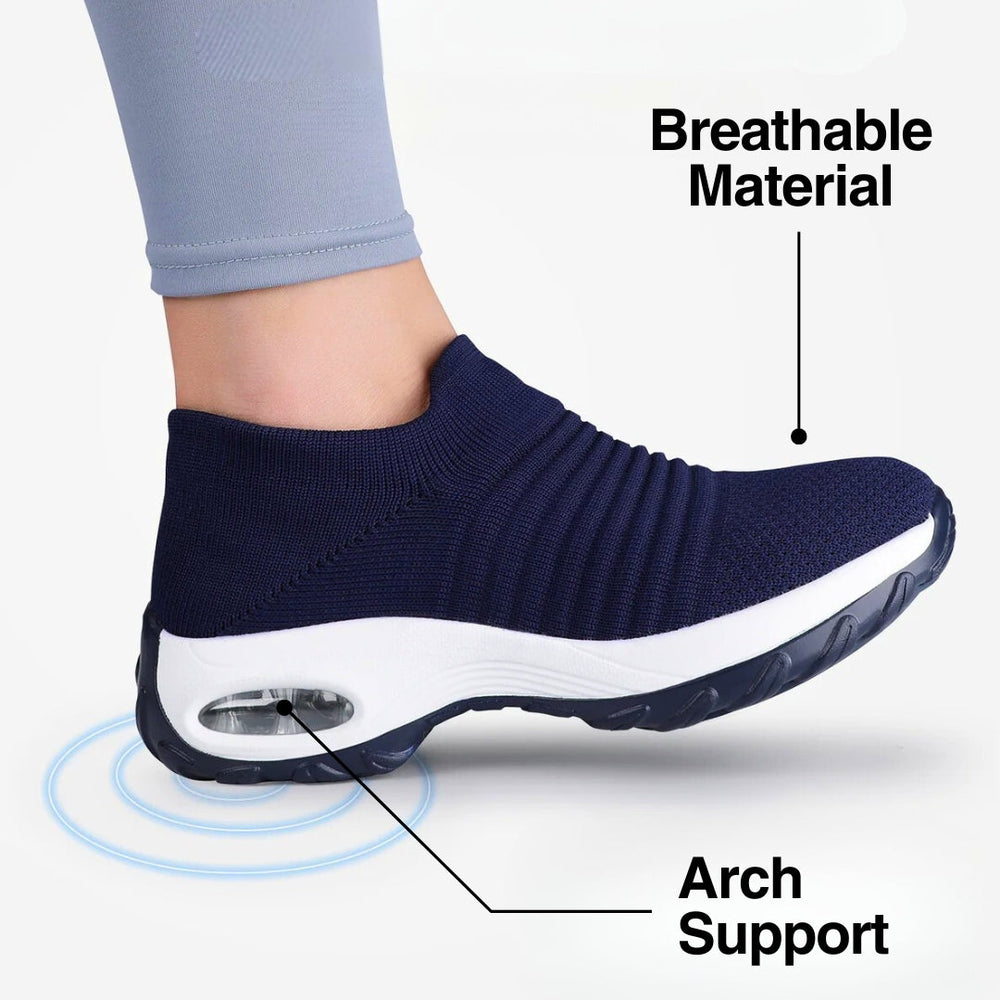 Men's Slip-On Knit Air Cushion Walking Shoes