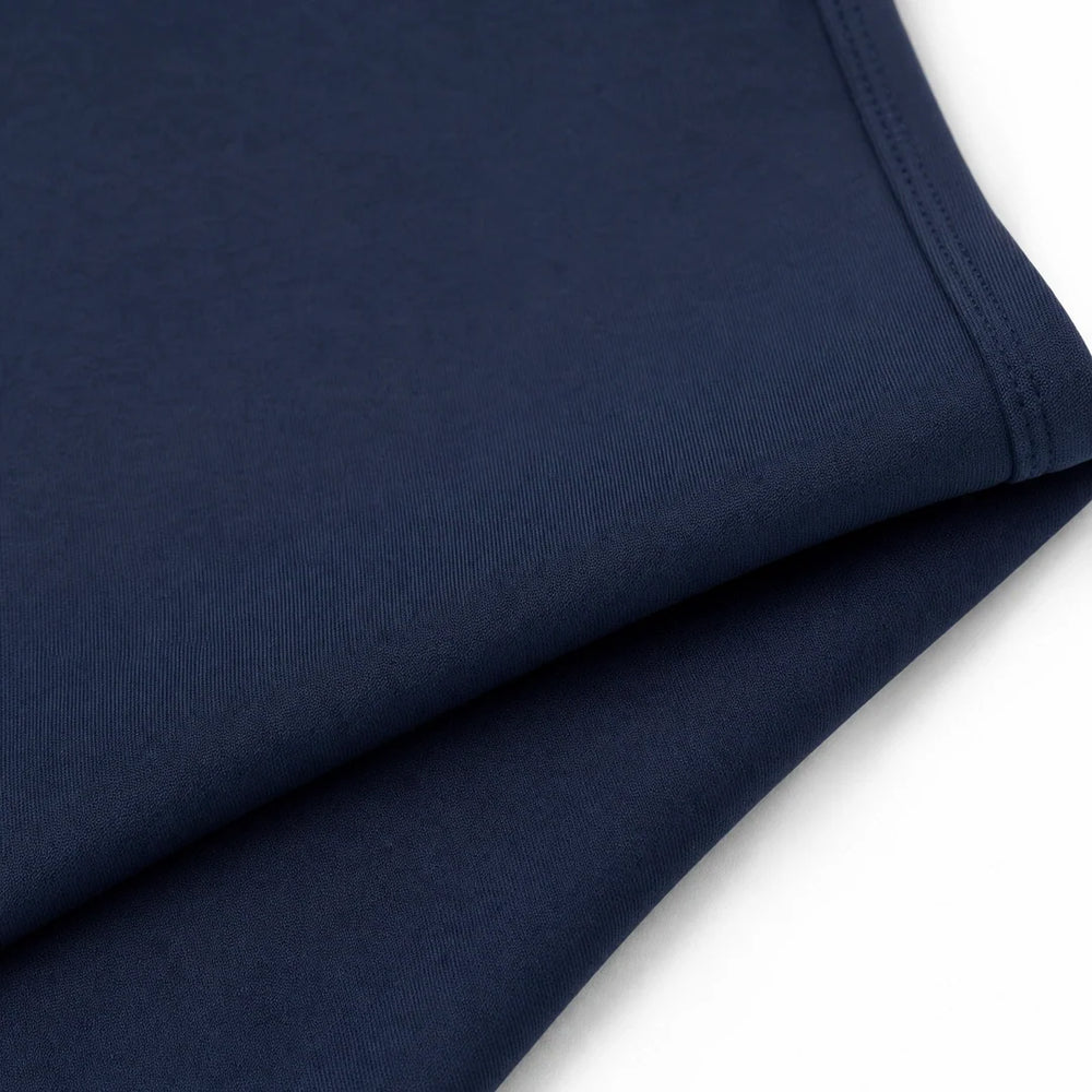 Men's Layered-Look Collar Quarter-Zip Pullover