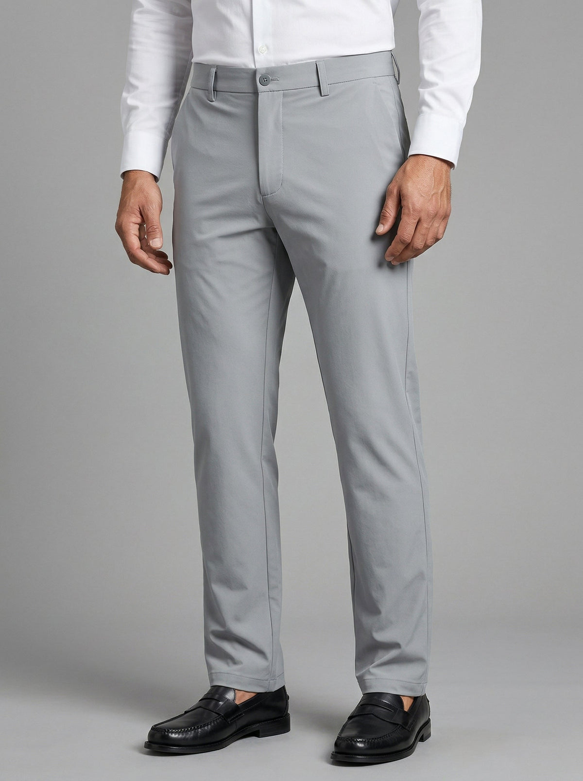 Men's Stretch Knit Pleated Trousers