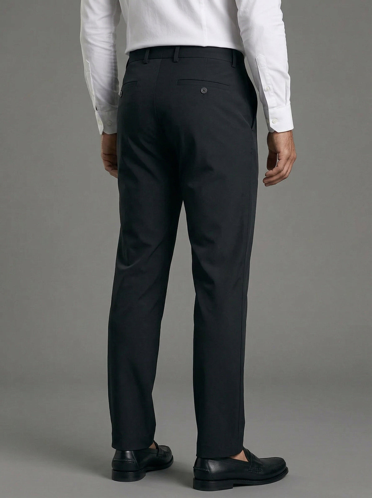 Men's Stretch Knit Pleated Trousers