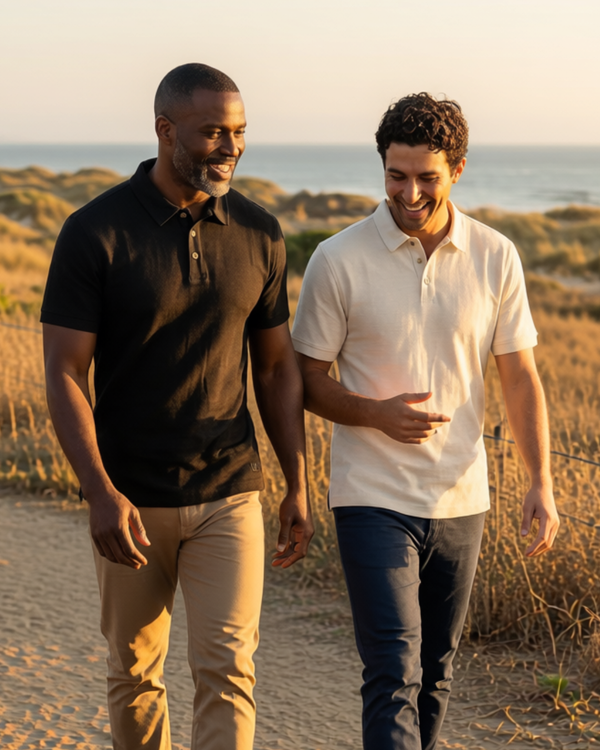 Men's Honeycomb Weave Everyday Polo