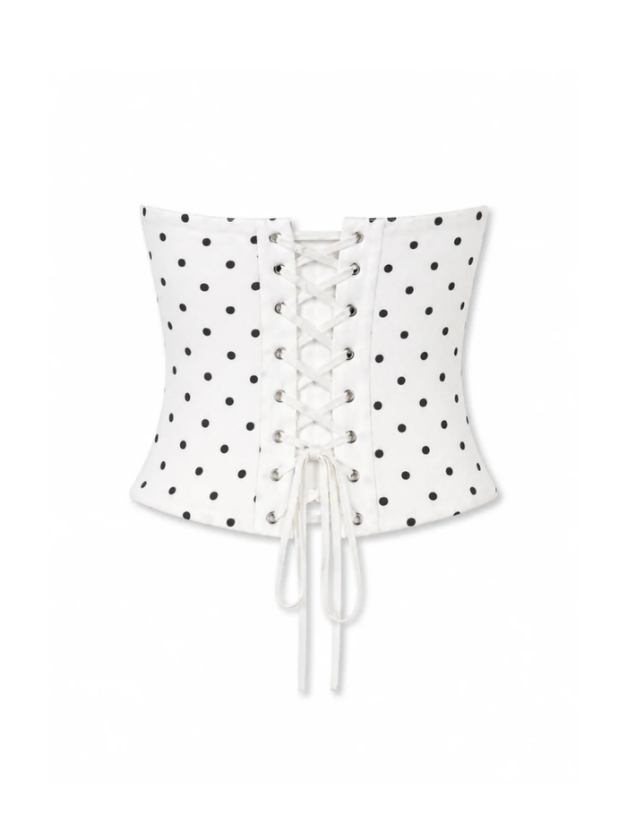 Lace-up back
