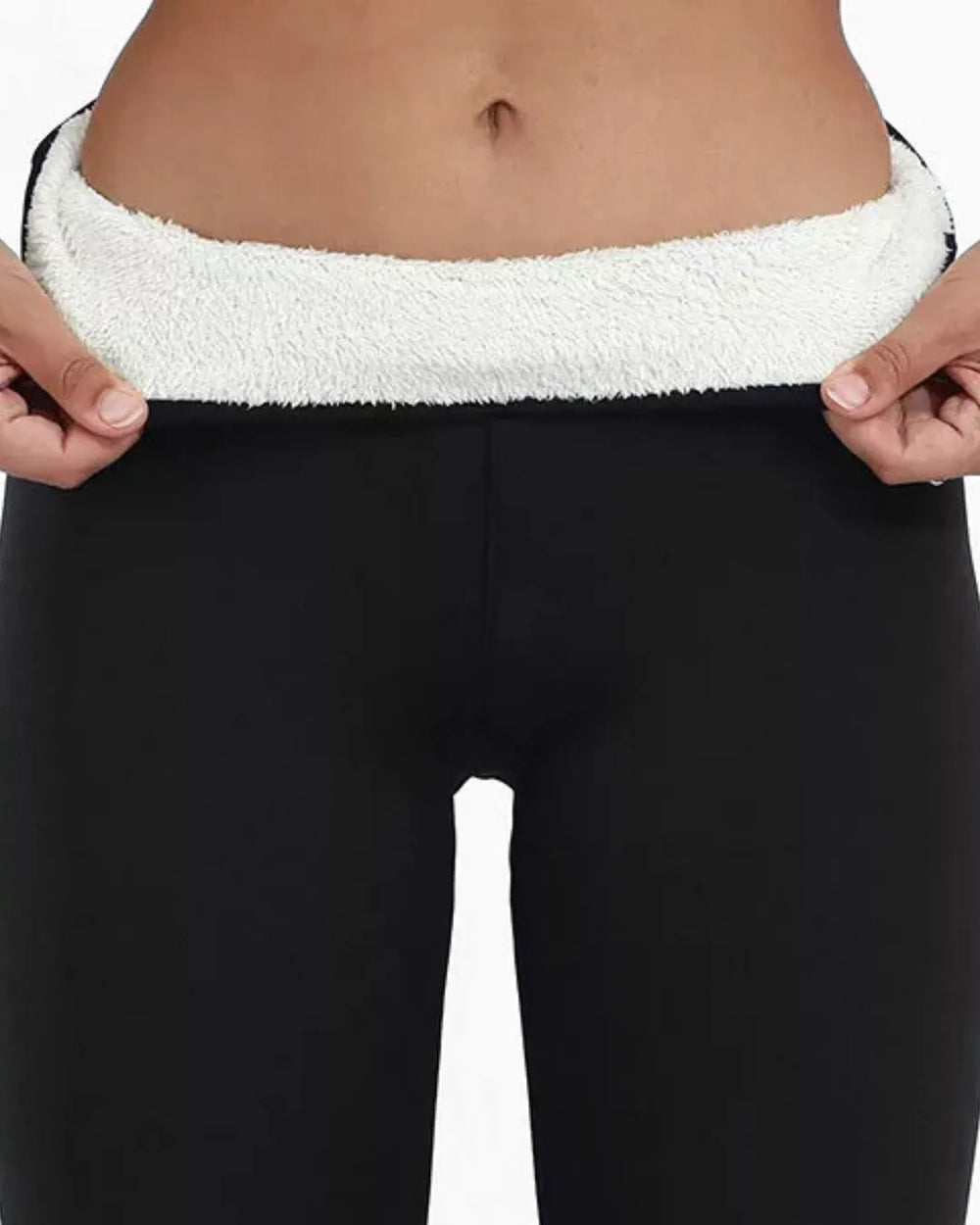Sherpa-Lined High-Waist Sculpting Leggings