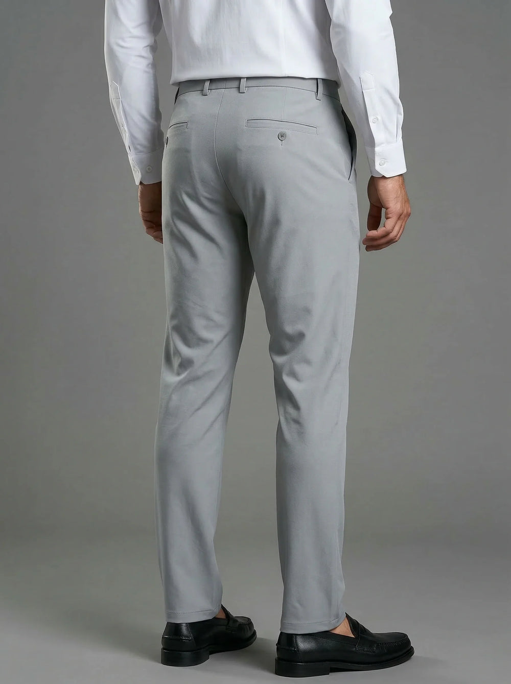 Men's Stretch Knit Pleated Trousers