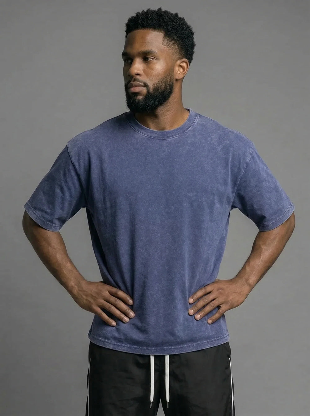 Men's Oversized Washed Cotton Tee