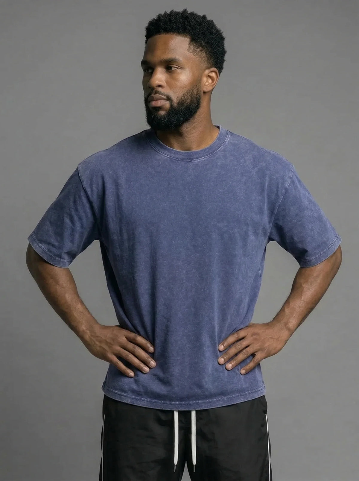 Men's Oversized Washed Cotton Tee
