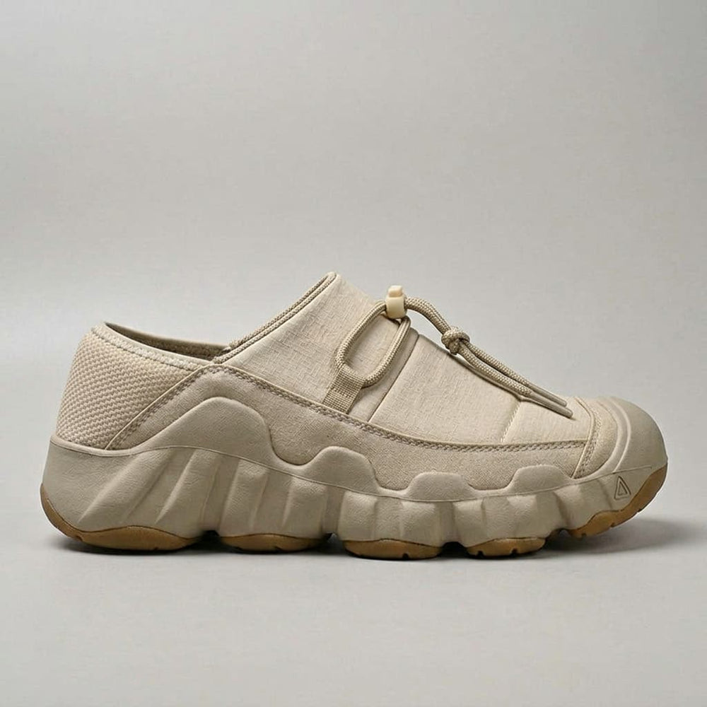 Men's Toggle-Lace Canvas Slip-On Sneakers