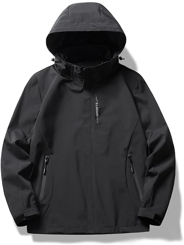 Men's Lightweight Hooded Rain Jacket