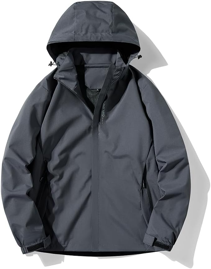 Men's Lightweight Hooded Rain Jacket