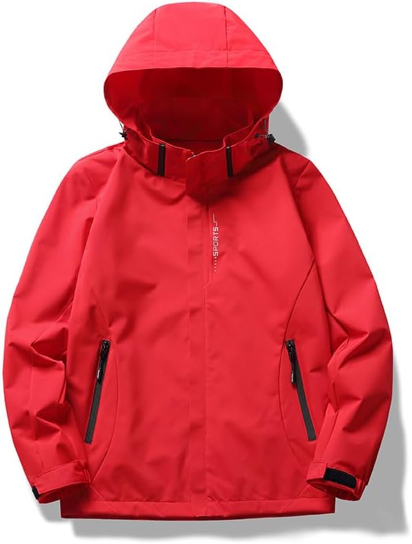 Men's Lightweight Hooded Rain Jacket